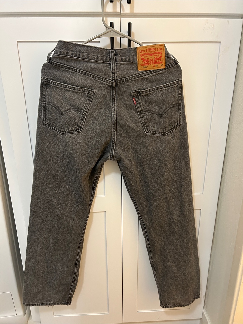 Levi's grey Straight-Leg Jeans